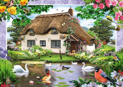 Schmidt - Legpuzzel - Romantisch landhuis - 500 stukjes - Kinderen - vanaf 10 jaar