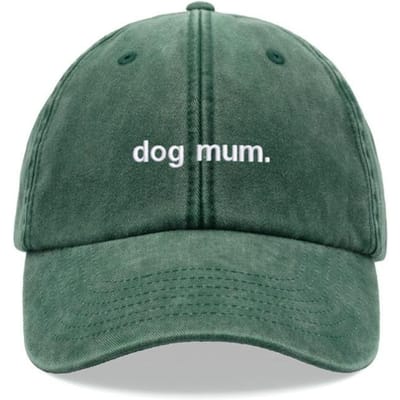 1 Stuk  Hondenmama.    Vintage Gewassen Kanye Baseballpet Voor Vrouwen, Vrijetijds Chauffeursmuts Laag Verstelbaar Winddicht Papa Pet Voor Dagelijks Gebruik gray