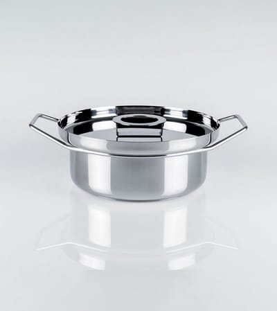 KnIndustrie Back/Up Kookpan Ø30cm RVS - Italiaans Design Serveerpan Inductie