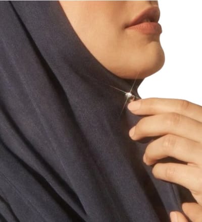 Hiden - Hoofddoek Magneet - Magneet Broches Dames - Hijab Magneet - Hoofddoek Accessoires - Hoofddoek Pin - Goudkleurig - 1 Paar