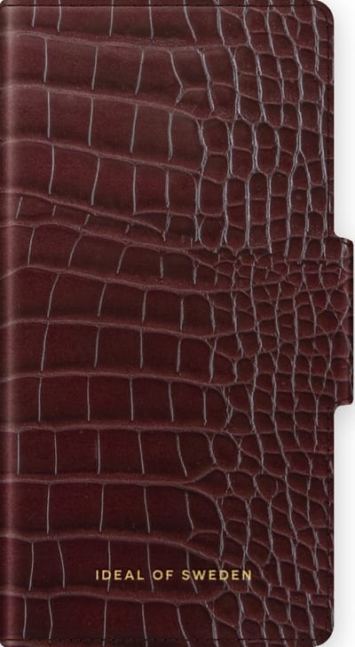 ideal of sweden atelier wallet geschikt voor samsung galaxy s21 scarlet croco
