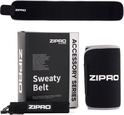 Zipro® SWEATY BELT Power Belt Powerlift Riem - 1100cm x 20cm - Lifting Belt - Lever Belt - Gewichthefriem - Geschikt voor Krachttraining, Fitness, CrossFit & Functional Training - Voor Beginners en Professionele sporters