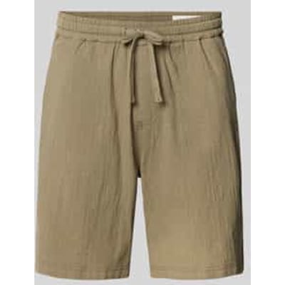 Relaxed fit short van stof van puur katoen