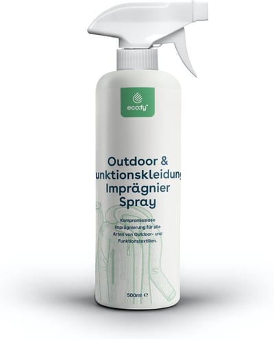 eco:fy® Textiel Impregneermiddel Spray • waterdicht maken, impregneren, PFC-vrij