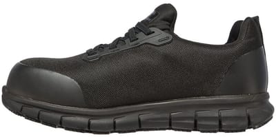 Skechers Dames Work SURE TRACK - Jixie Alloy Toe Werkschoenen Sneakers 108041EC Zwart