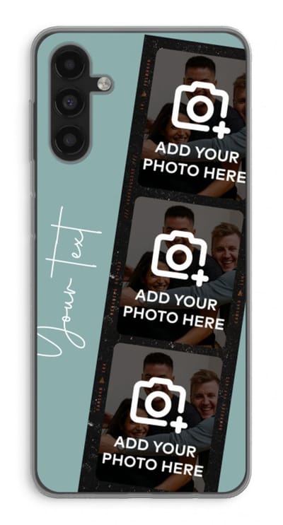 Gepersonaliseerd - Case Company® - Hoesje geschikt voor Samsung Galaxy A04s hoesje - Filmrol N°1 - Soft Cover Telefoonhoesje - Bescherming aan alle Kanten en Schermrand