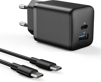 35w usb-C + usb-A Snellader + Lange usb C naar usb C Oplader Kabel - 3 Meter - Lader Voor iP 15,Pro, Max, Plus