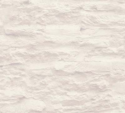 NATUURSTEEN BEHANG | industrieel - Crème Wit - A.S. Création Elements 2