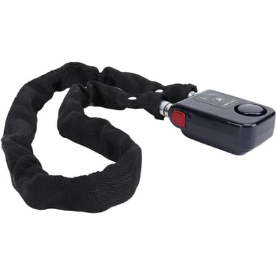 BT Voertuig Ketting Slot Waterdicht APP Bediening Vibratie Waarschuwing Slim Anti Diefstal Slot voor Elektrisch blauw