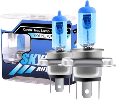 Halogeen Xenon Lamp - Autolampen Grootlicht - Veiliger Rijden - Super Heldere Wit - H4 55/60W - Wit