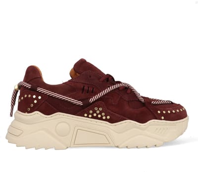 Dames Sneakers Dwrs Jupiter Studs Bordeaux - Maat 37