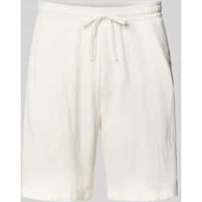 Relaxed fit short van stof van puur katoen