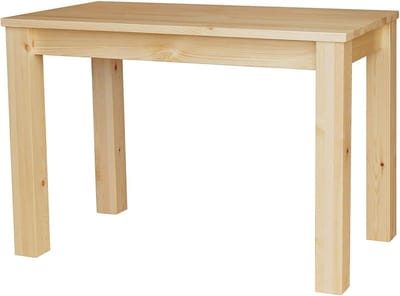 Eettafel Grenenhout - Restaurant Tafel - Eten en Zitten - Handgemaakt Robuust - 70 x 90 cm - Onbehandeld