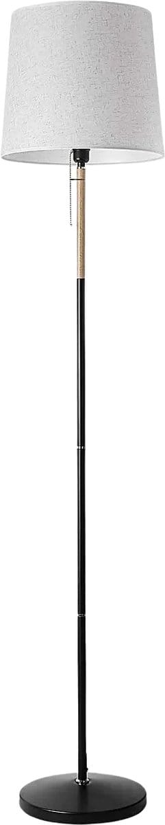 Geargalaxy Vloerlamp - Staande Lamp - Design Lamp - Paallamp - Sfeerlamp - Staande Paallamp met Kap - E27 Fitting - Crème White