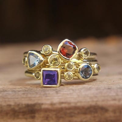 Huitan Kleurrijke Zirkonia Nieuwe Ringen Vrouwen Temperament Elegant Vrouwelijke Accessoires voor Vintage Feest Fancy Cadeau Trend Sieraden 7 brown