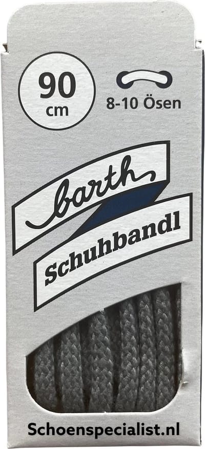 Veters dik rond 90 cm Grijs (Barth)