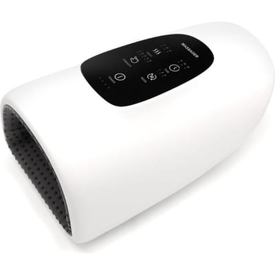 Pijnverlichting bij carpaal tunnel syndroom Handmassager met warmte en compressie wit