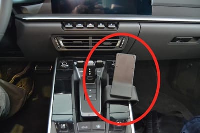Brodit ProClip houder geschikt voor Porsche 911 (992) 2020 - -Angled mount