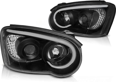 Koplampen SUBARU IMPREZA II GD 03-05 - zwart