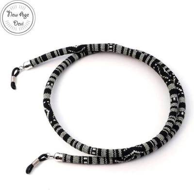 New Age Devi Brillenkoord Kleurrijk Zwart grijs Zonnebril Katoenen Strap Eyewear Etnisch Touw Brilketting