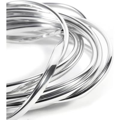 Bande de décoration flexible pour grille de porte intérieure de voiture 4M white