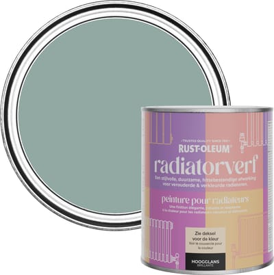 Rust-Oleum Blauw Radiatorverf Hoogglans - Gresham Blauw 750ml