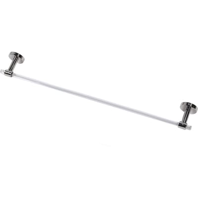 Handdoekhouder Stang Minimalistisch Licht Luxe Acryl Wandgemonteerde Handdoekhouder voor Badkamer 60cm white
