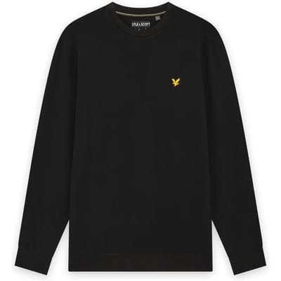 Lyle & Scott Crew Neck Fly Fleece Sweater Heren - Maat XXL
