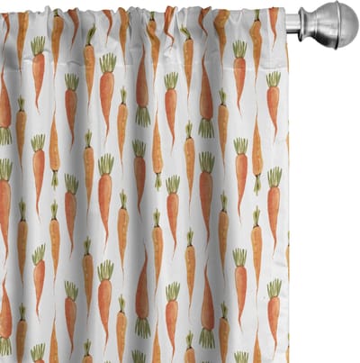 ABAKUHAUS Gordijnen Geometrisch – 2x75x175 cm – Microvezel – Khaki