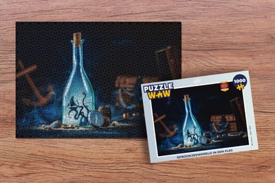 Puzzel Sprookjeswereld in een fles - Legpuzzel - Puzzel 1000 stukjes volwassenen