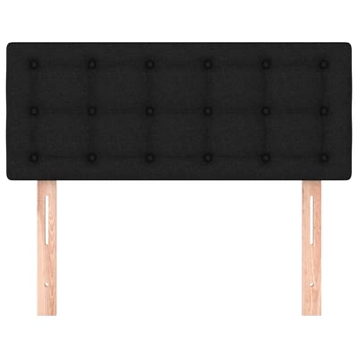 vidaXL - Hoofdbord - 80x5x78/88 - cm - stof - zwart
