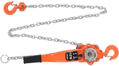 Handkettingtakel - Hefboom takel - Zwaar hijswerk - Verstevigd mangaanstaal - 15 Ton 25m