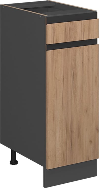 Vicco R-Line Keukenonderkast – 30 cm J-vorm, zonder werkblad Krachtige eik goud