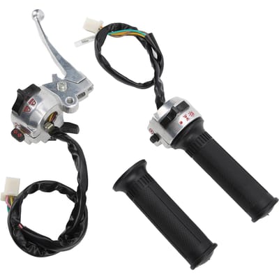 Gashandvat Montage Remhendel Stuurhandvat Schakelaar met Kabelboom voor Monkey Z50 50CC gray