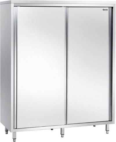 Servieskast RVS met 3 Draagplanken - 1600x700x2000(h)mm