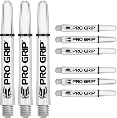 Dartpijlen Shafts Set Wit - Shafts Inbetween Plus Grip