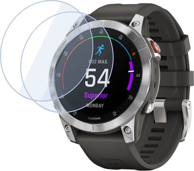 2x Geschikt voor Garmin Epix Gen 2 Screenprotector - Beschermglas Folie Geschikt voor Garmin Epix Gen 2