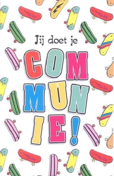 Wenskaart Jij doet je Communie! - Gratis verzonden