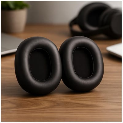 SBG Oorkussens Geschikt voor Sony WH-1000XM5 - Vervangende Koptelefoon Hoofdkussens - Hoofdtelefoon Vervanging - Zwart