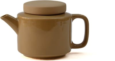 Floz Design theepot okergeel - combi mat en hoogglans aardewerk - 1350 ml