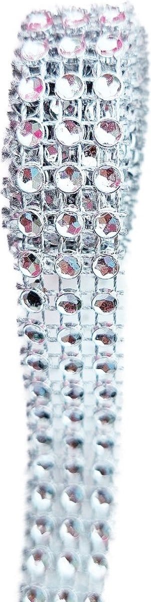 Glitter Lint steentjes 5 meter 15mm glitter glitters steen lintje versieren DIY knutselen meisjes craft art scrapbook