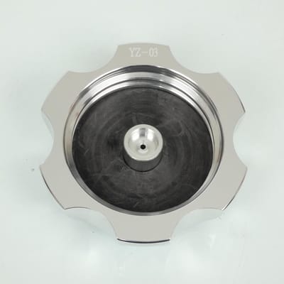 Bouchon de réservoir Kyoto aluminium poli pour moto Yamaha 250 WR Neuf