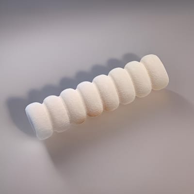 3 Stuks Mooie Deurklink Bescherming - Schuim - Beige - Foam - Deurbeslag - Stootdop – Deurbeschermers – Zacht Schuim – Voorkomt Beschadigingen en Geluidsoverlast – Eenvoudig te Installeren – Thuis