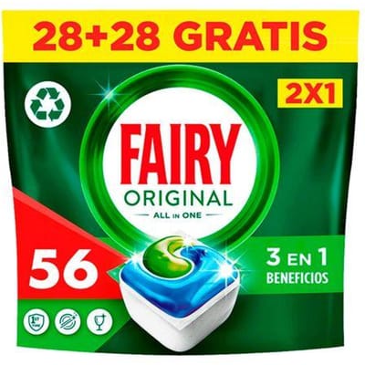 Vaatwascapsules, Alles-in-één Origineel, 28 Stuks + 28 Stuks Gratis