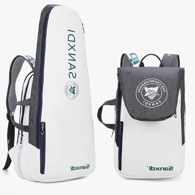 Sport Rugzak - Tennis Tas - Sport en School - Opvouwbaar Ontwerp - 35 Liter Capaciteit - Grijs