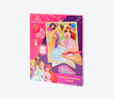 Diamond Painting Disney Prinses – 18×23 cm | Kaartenset voor Kinderen