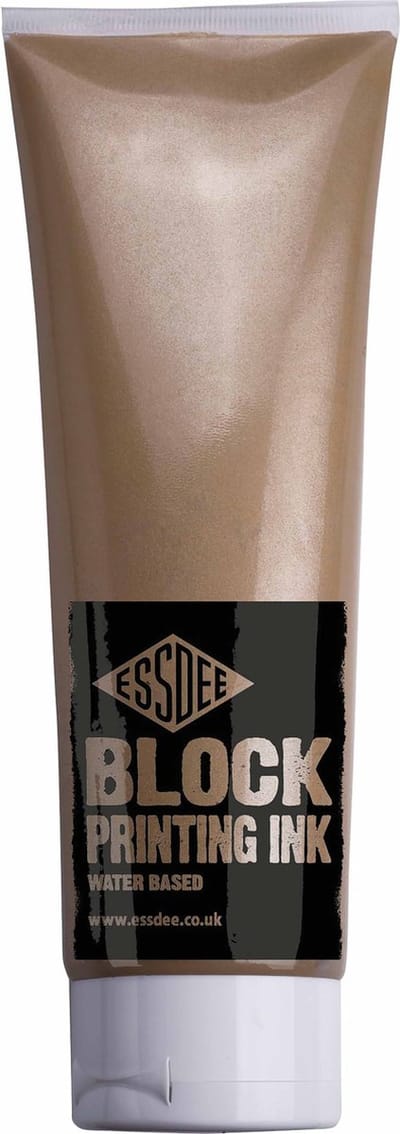 Essdee Lino Inkt Metallic Goud 300ml