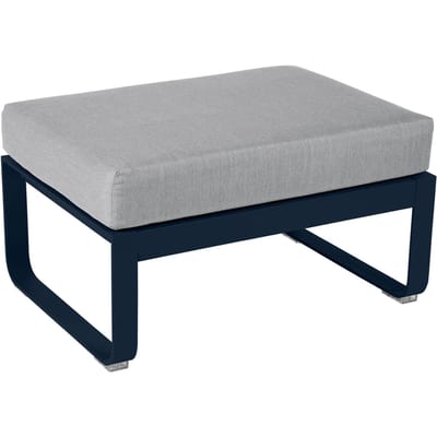 Fermob Gestoffeerde kruk BELLEVIE - 92 abyssblauw - 79 Flanelgrijs