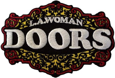The Doors - LA Woman Patch - Zwart/Multicolours