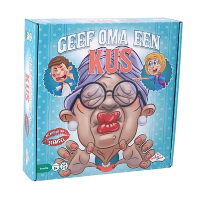 Geef Oma Een Kus - Familiespel - Voor 2-5 spelers vanaf 8 jaar
